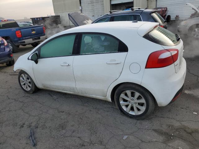 KNADN5A31D6300977 - 2013 KIA RIO EX WHITE photo 2