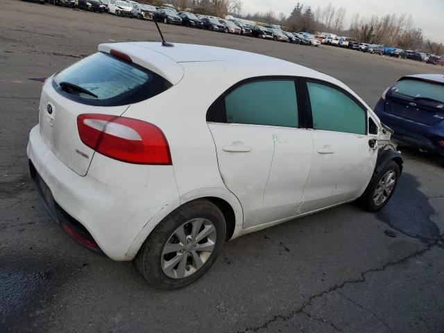 KNADN5A31D6300977 - 2013 KIA RIO EX WHITE photo 3