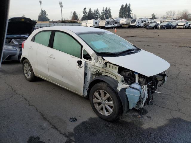 KNADN5A31D6300977 - 2013 KIA RIO EX WHITE photo 4