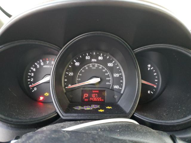 KNADN5A31D6300977 - 2013 KIA RIO EX WHITE photo 9