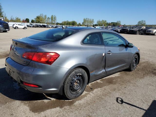 KNAFX6A82G5624583 - 2016 KIA FORTE EX GRAY photo 3