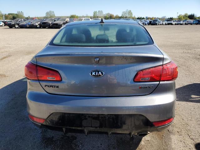 KNAFX6A82G5624583 - 2016 KIA FORTE EX GRAY photo 6