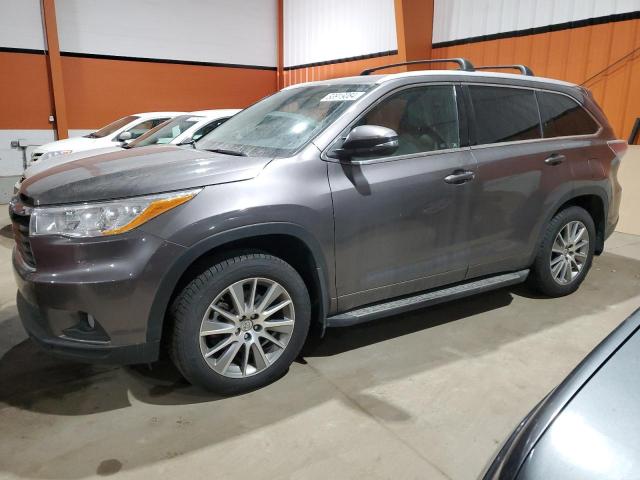 5TDJKRFH3FS209934 - 2015 TOYOTA HIGHLANDER XLE GRAY photo 1