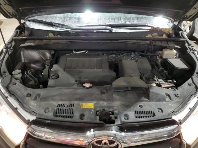 5TDJKRFH3FS209934 - 2015 TOYOTA HIGHLANDER XLE GRAY photo 12