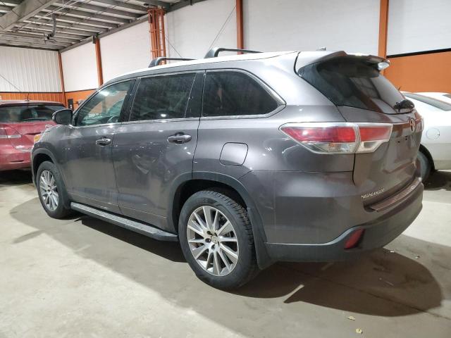 5TDJKRFH3FS209934 - 2015 TOYOTA HIGHLANDER XLE GRAY photo 2