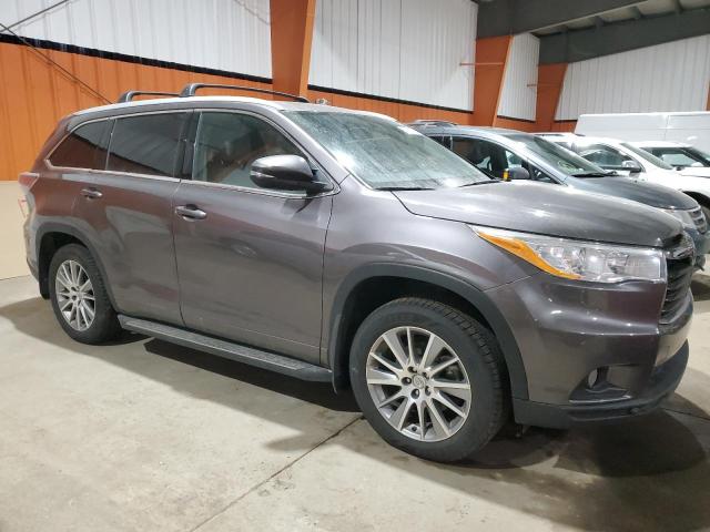 5TDJKRFH3FS209934 - 2015 TOYOTA HIGHLANDER XLE GRAY photo 4