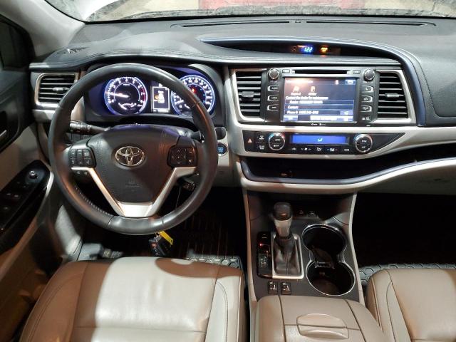 5TDJKRFH3FS209934 - 2015 TOYOTA HIGHLANDER XLE GRAY photo 8