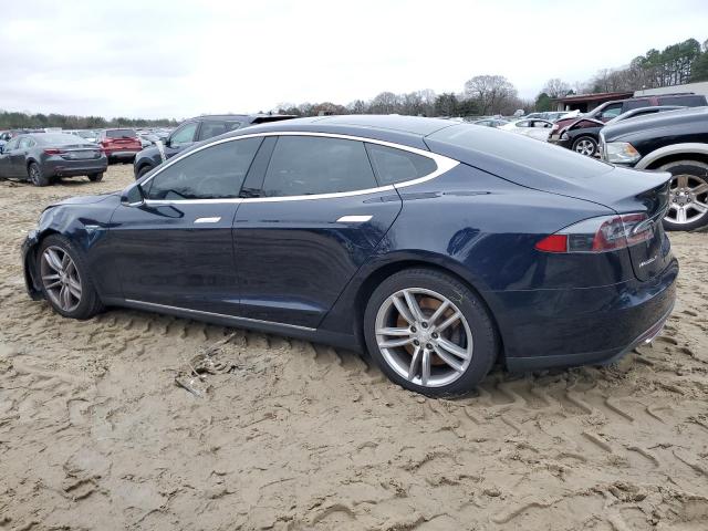 5YJSA1H18EFP56015 - 2014 TESLA MODEL S ლურჯი ფოტო 2
