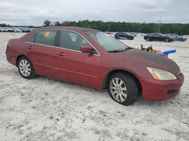 1HGCM66867A021975 - 2007 HONDA ACCORD EX წითელი ფოტო 4