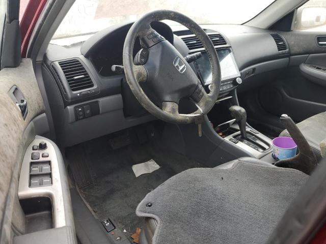 1HGCM66867A021975 - 2007 HONDA ACCORD EX წითელი ფოტო 8