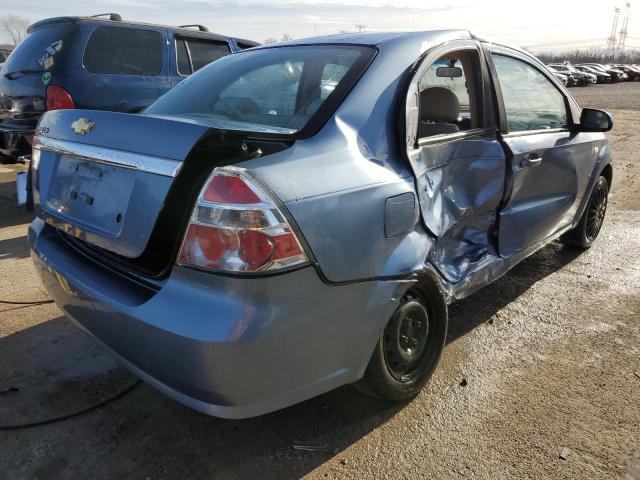 KL1TD56697B076719 - 2007 CHEVROLET AVEO BASE Mavi foto 3