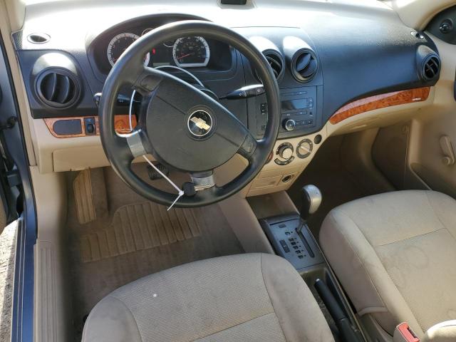 KL1TD56697B076719 - 2007 CHEVROLET AVEO BASE Mavi foto 8