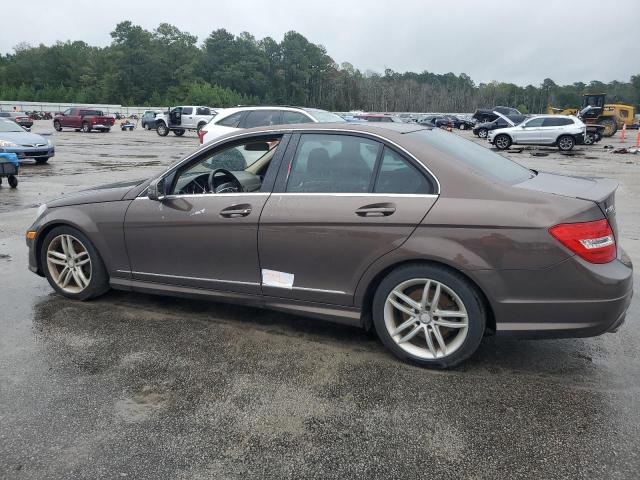 WDDGF8AB9DR241462 - 2013 MERCEDES-BENZ C 300 4MATIC TAN photo 2