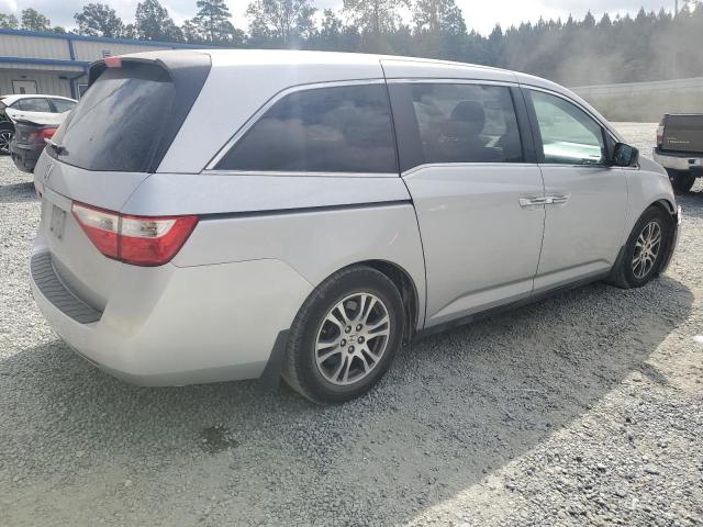 5FNRL5H40DB026852 - 2013 HONDA ODYSSEY EX GRAY photo 3