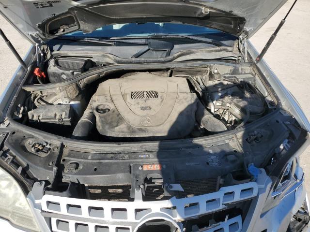 4JGBB8GB6AA595906 - 2010 MERCEDES-BENZ ML 350 4MATIC SILVER photo 12
