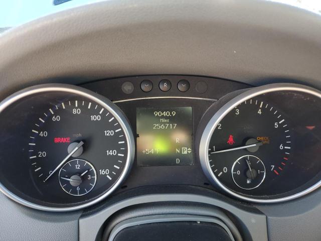 4JGBB8GB6AA595906 - 2010 MERCEDES-BENZ ML 350 4MATIC SILVER photo 9