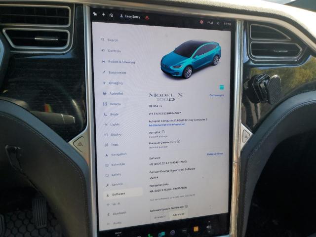 5YJXCBE29HF045897 - 2017 TESLA MODEL X Boz foto 9