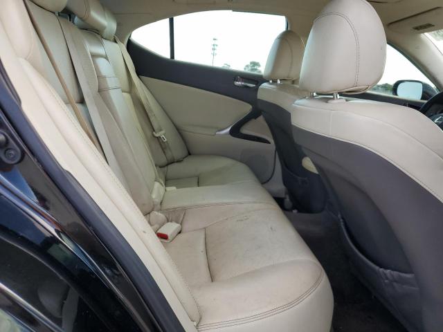 JTHCF5C2XA2034666 - 2010 LEXUS IS 250 BLACK photo 10