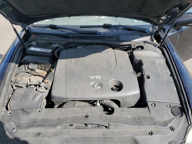 JTHCF5C2XA2034666 - 2010 LEXUS IS 250 BLACK photo 11