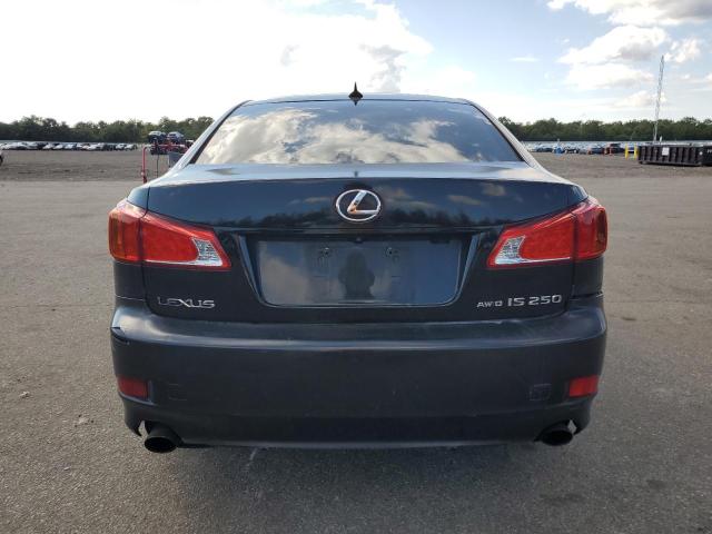 JTHCF5C2XA2034666 - 2010 LEXUS IS 250 BLACK photo 6