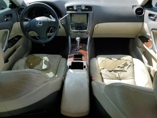 JTHCF5C2XA2034666 - 2010 LEXUS IS 250 BLACK photo 8