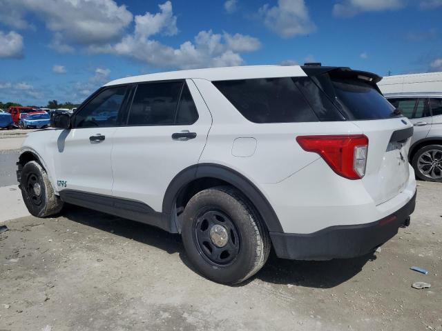 1FM5K8AB2MGA17776 - 2021 FORD EXPLORER POLICE INTERCEPTOR 白色 照片 2