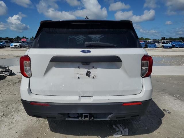 1FM5K8AB2MGA17776 - 2021 FORD EXPLORER POLICE INTERCEPTOR 白色 照片 6