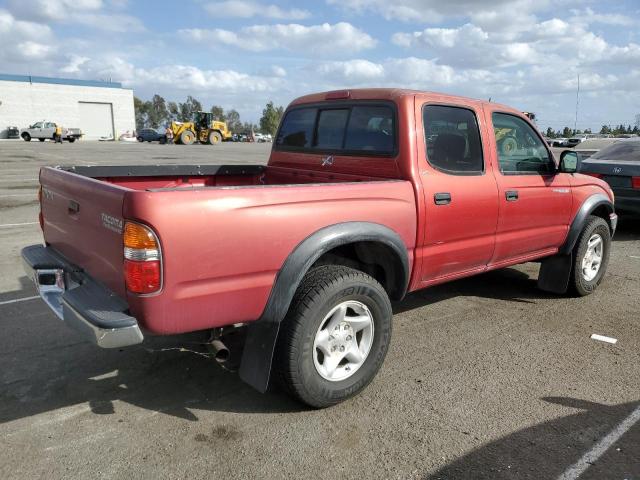 5TEGN92NX4Z447213 - 2004 TOYOTA TACOMA DOUBLE CAB PRERUNNER BURGUNDY photo 3
