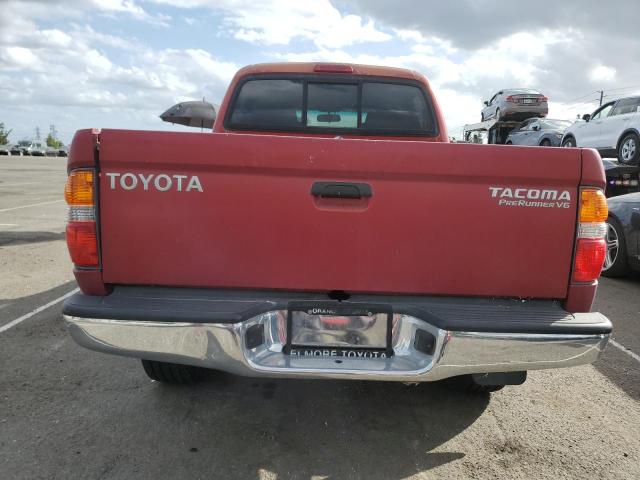 5TEGN92NX4Z447213 - 2004 TOYOTA TACOMA DOUBLE CAB PRERUNNER BURGUNDY photo 6