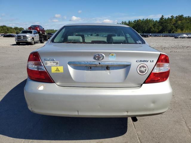 4T1BE32K54U371613 - 2004 TOYOTA CAMRY LE SILVER photo 6