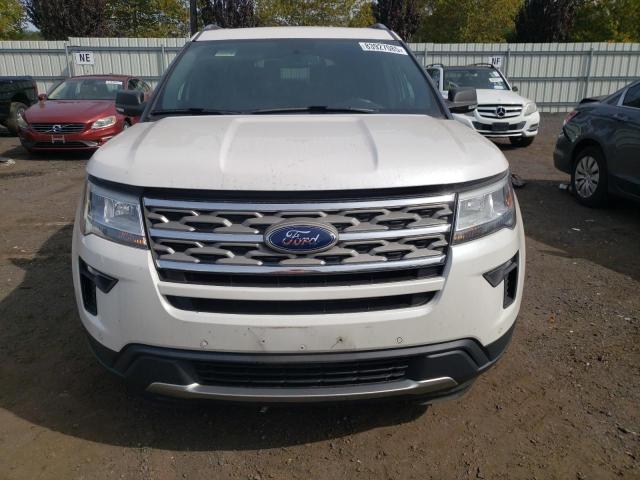1FM5K8D86KGA81090 - 2019 FORD EXPLORER XLT WHITE photo 5