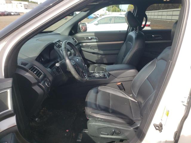 1FM5K8D86KGA81090 - 2019 FORD EXPLORER XLT WHITE photo 7