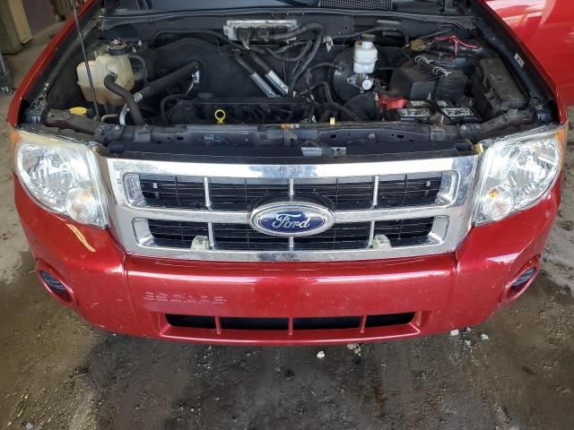 1FMCU02769KB63342 - 2009 FORD ESCAPE XLS RED photo 12