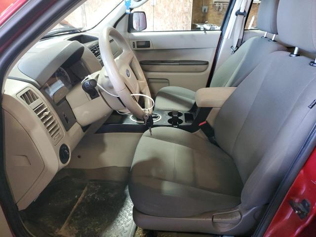 1FMCU02769KB63342 - 2009 FORD ESCAPE XLS RED photo 7