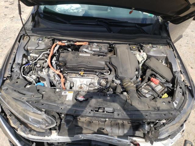 1HGCV3F18JA001393 - 2018 HONDA ACCORD HYBRID Сұр фото 11