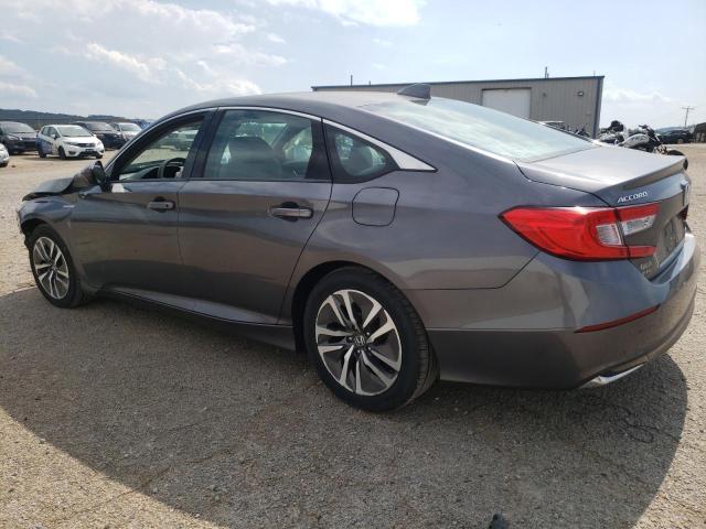 1HGCV3F18JA001393 - 2018 HONDA ACCORD HYBRID Сұр фото 2