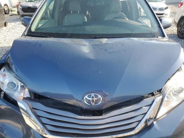 5TDDK3DC0GS130725 - 2016 TOYOTA SIENNA XLE BLUE photo 12