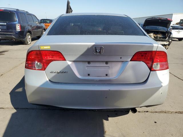 1HGFA16827L127854 - 2007 HONDA CIVIC EX SILVER photo 6