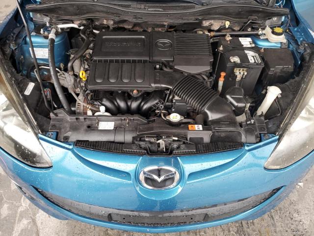 JM1DE1LY3C0148674 - 2012 MAZDA MAZDA2 蓝色 照片 11