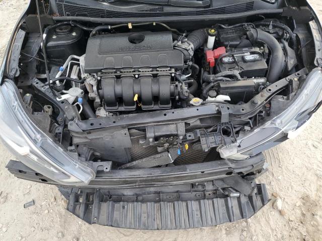 3N1AB7AP1KY446107 - 2019 NISSAN SENTRA S BLACK photo 11