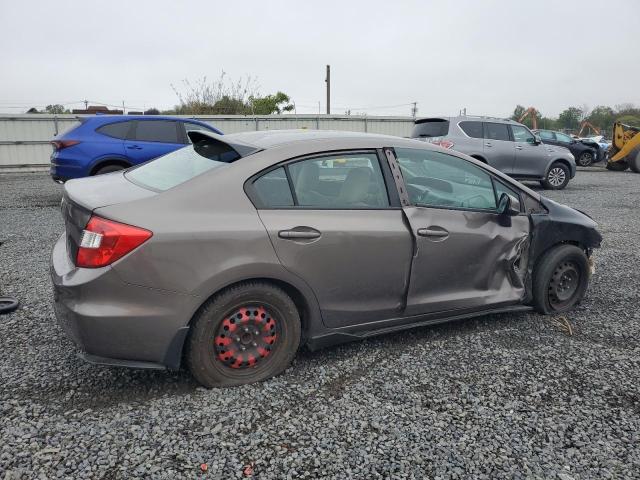 2HGFB2F53CH520617 - 2012 HONDA CIVIC LX MAROON photo 3