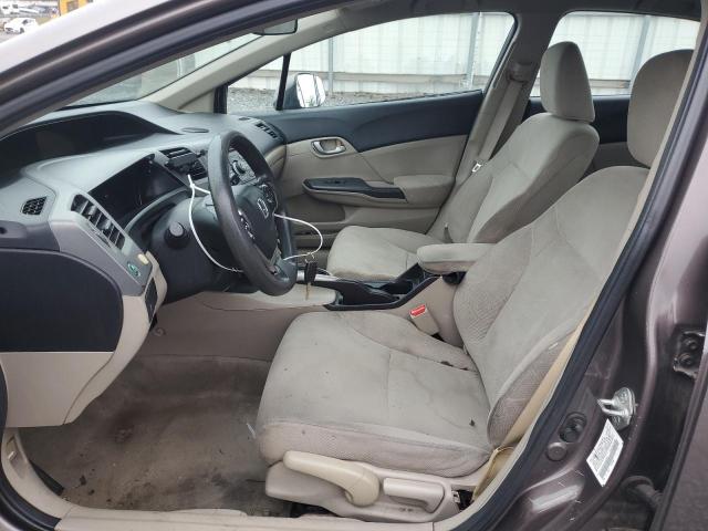 2HGFB2F53CH520617 - 2012 HONDA CIVIC LX MAROON photo 7