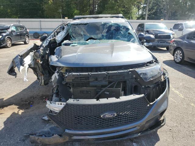 1FM5K8AB7NGA27351 - 2022 FORD EXPLORER POLICE INTERCEPTOR CHARCOAL photo 5