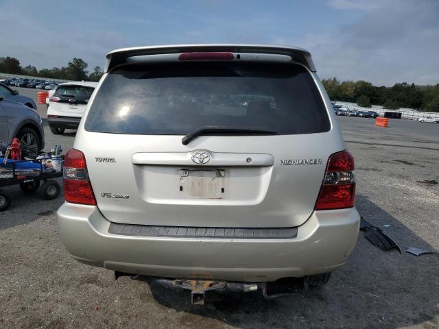 JTEEP21A040050791 - 2004 TOYOTA HIGHLANDER SILVER photo 6