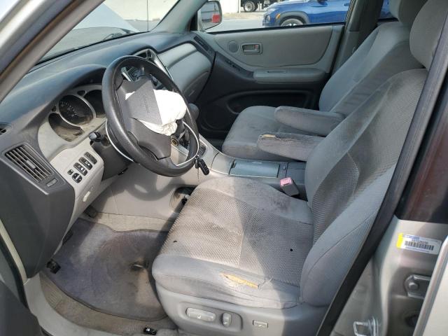 JTEEP21A040050791 - 2004 TOYOTA HIGHLANDER SILVER photo 7
