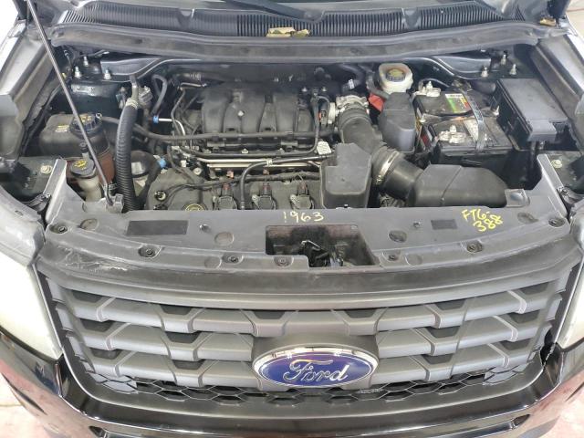 1FM5K8AR9GGA71951 - 2016 FORD EXPLORER POLICE INTERCEPTOR Negro foto 12