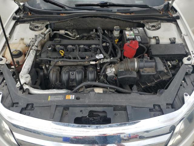 3FAHP0HAXCR402517 - 2012 FORD FUSION SE WHITE photo 11