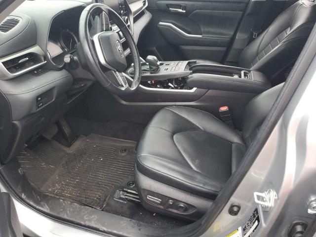 5TDGZRBH4NS181913 - 2022 TOYOTA HIGHLANDER XLE ვერცხლისფერი ფოტო 7