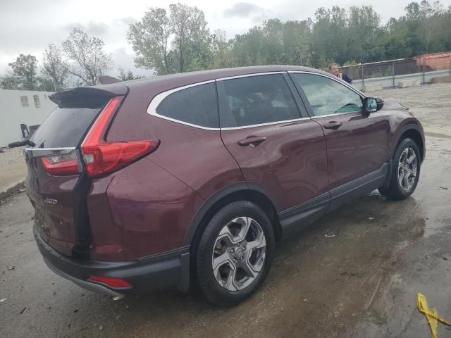 2HKRW2H81KH664809 - 2019 HONDA CR-V EXL BURGUNDY photo 3
