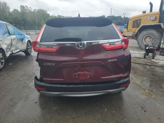 2HKRW2H81KH664809 - 2019 HONDA CR-V EXL BURGUNDY photo 6